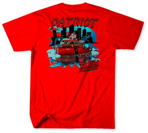 Tampa Fire Rescue Station 17 Patriot Shirt