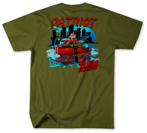 Tampa Fire Rescue Station 17 Patriot Shirt