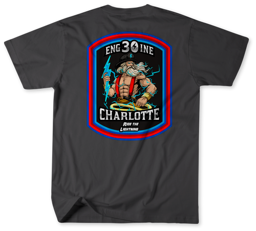 Unofficial Charlotte Fire Department Station 30 Shirt v2 Unofficial Charlotte Fire Department Station 30 Shirt v2
