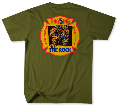 Unofficial Memphis Fire Services Station 5 Shirt v1