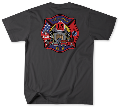 Unofficial Memphis Fire Services Station 15 Shirt v2