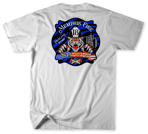 Unofficial Memphis Fire Services Station 18 Shirt
