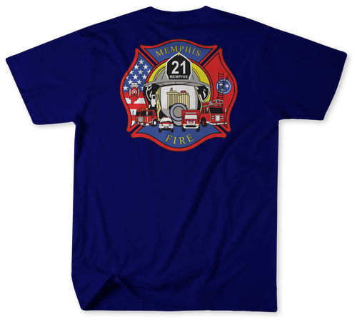 Unofficial Memphis Fire Services Station 21 Shirt v1