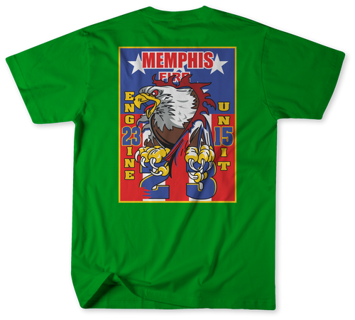 Unofficial Memphis Fire Services Station 23 Shirt v2