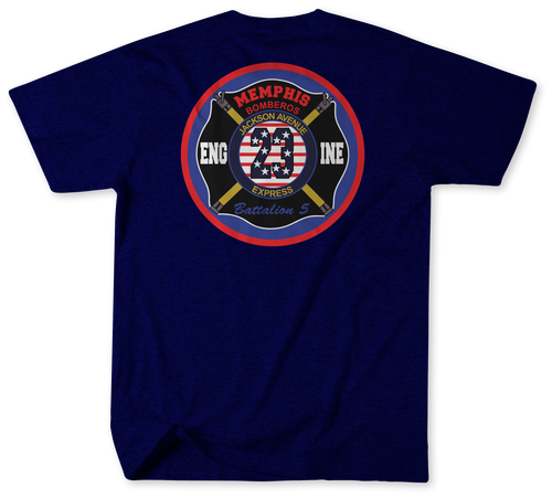 Unofficial Memphis Fire Services Station 23 Shirt v3