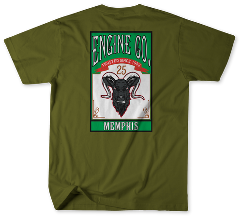 Unofficial Memphis Fire Services Station 25 Shirt v3