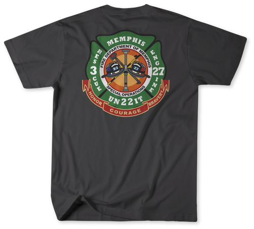 Unofficial Memphis Fire Services Station 27 Shirt v2