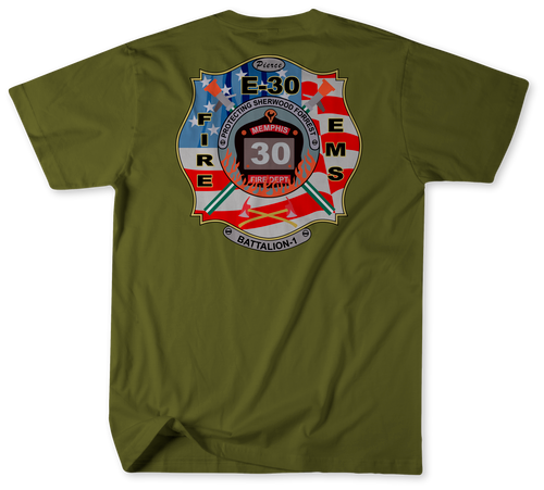 Unofficial Memphis Fire Services Station 30 Shirt v3