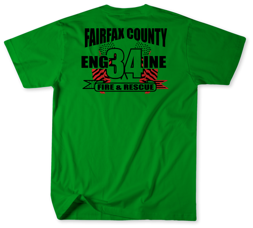 Unofficial Fairfax County Fire Rescue Station 34 Shirt v2
