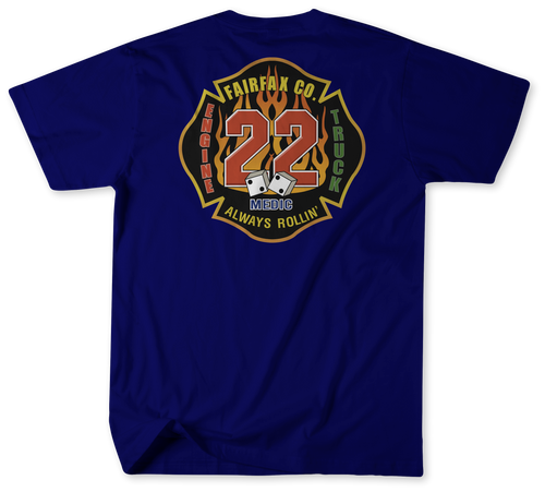 Unofficial Fairfax County Fire Rescue Station 22 Shirt v2