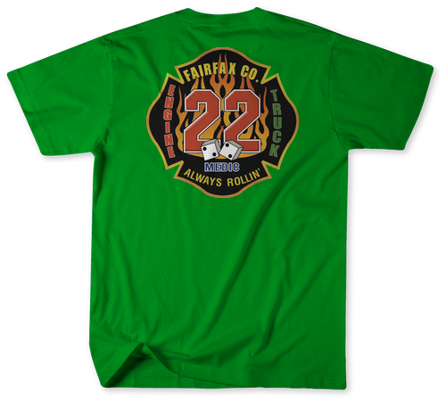 Unofficial Fairfax County Fire Rescue Station 22 Shirt v2