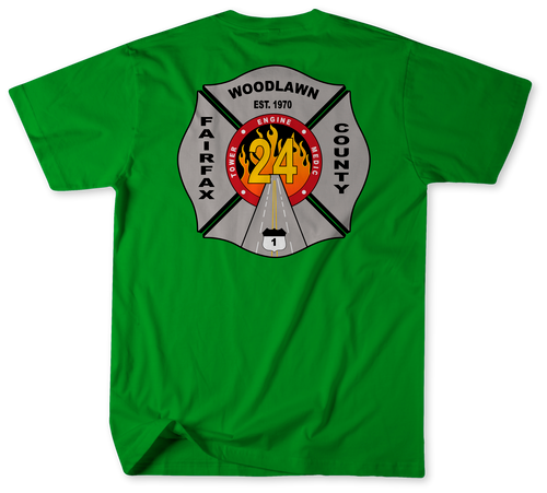Unofficial Fairfax County Fire Rescue Station 24 Shirt 