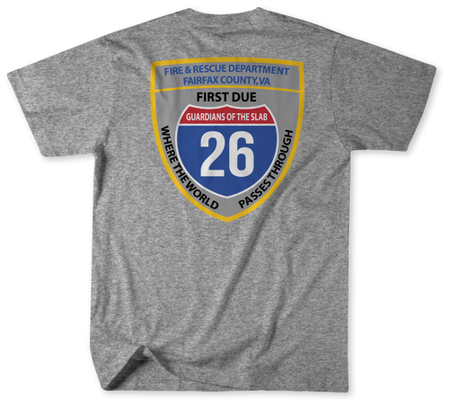 Unofficial Fairfax County Fire Rescue Station 26 Shirt 