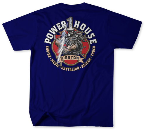 Unofficial Denton Fire Department Station 1 Shirt 