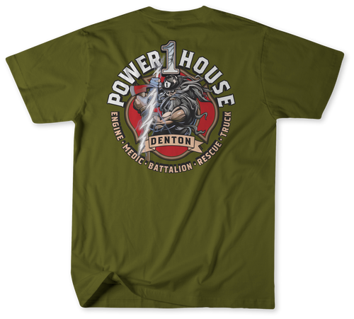 Unofficial Denton Fire Department Station 1 Shirt 