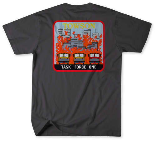 Unofficial Baltimore County Fire Department Station 1 Shirt v2