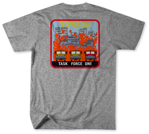 Unofficial Baltimore County Fire Department Station 1 Shirt v2