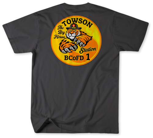 Unofficial Baltimore County Fire Department Station 1 Shirt v3