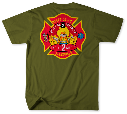 Unofficial Baltimore County Fire Department Station 2 Shirt 