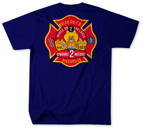 Unofficial Baltimore County Fire Department Station 2 Shirt 