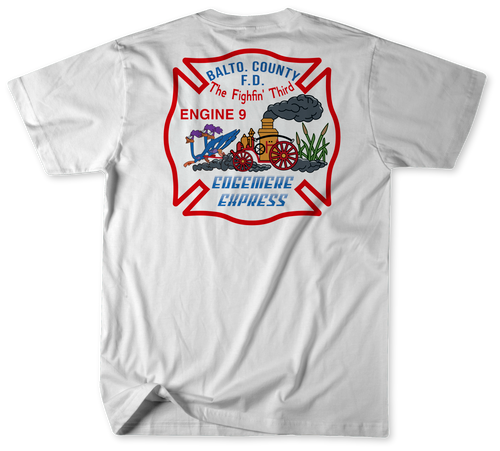 Unofficial Baltimore County Fire Department Station 9 Shirt v2