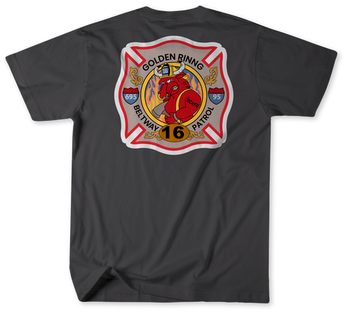 Unofficial Baltimore County Fire Department Station 16 Shirt v2