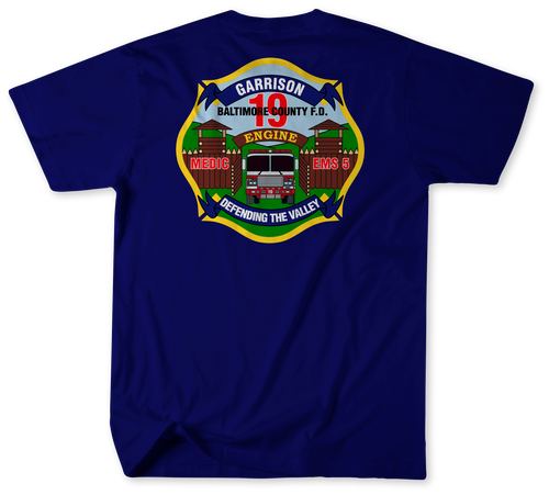 Unofficial Baltimore County Fire Department Station 19 Shirt v2