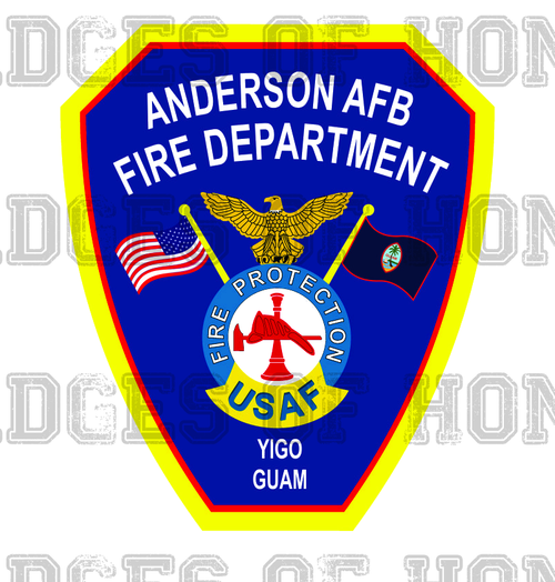 Anderson Air Force Base Fire Department Decal