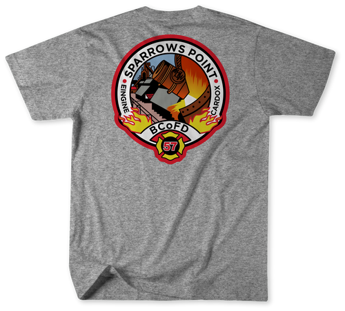 Unofficial Baltimore County Fire Department Station 57 Shirt 