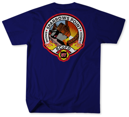 Unofficial Baltimore County Fire Department Station 57 Shirt 