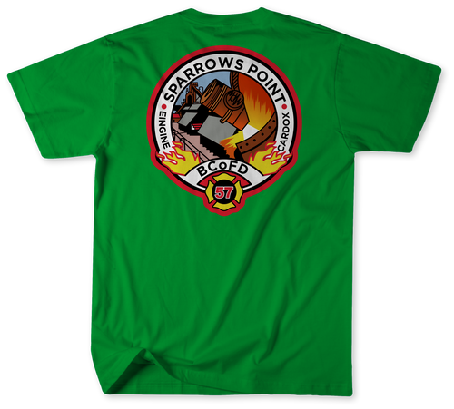 Unofficial Baltimore County Fire Department Station 57 Shirt 