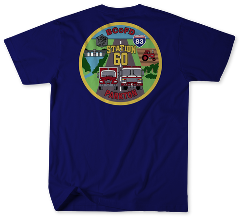Unofficial Baltimore County Fire Department Station 60 Shirt v2
