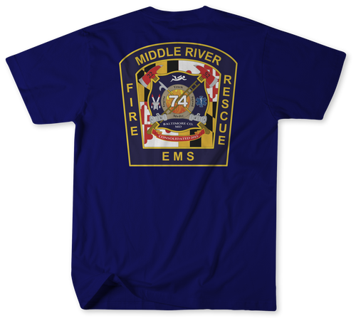 Unofficial Baltimore County Fire Department Station 74 Shirt 