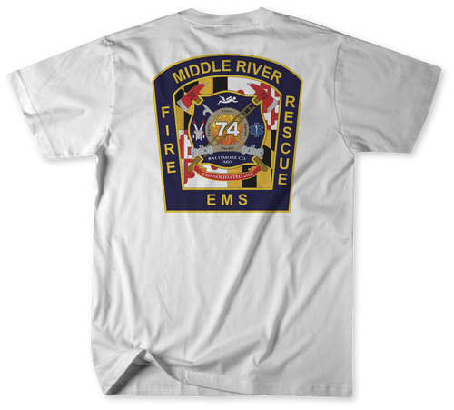 Unofficial Baltimore County Fire Department Station 74 Shirt 