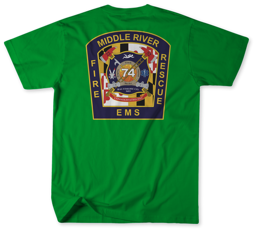 Unofficial Baltimore County Fire Department Station 74 Shirt 