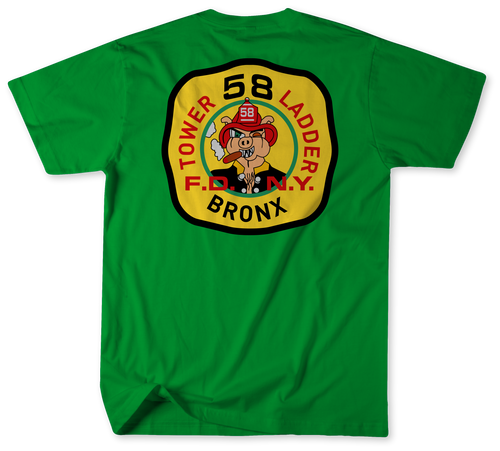 Unofficial FDNY Engine 45 / Ladder 58 / Battalion 18 Shirt v1
