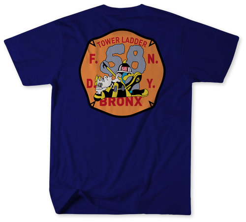 Unofficial FDNY Engine 45 / Ladder 58 / Battalion 18 Shirt v2
