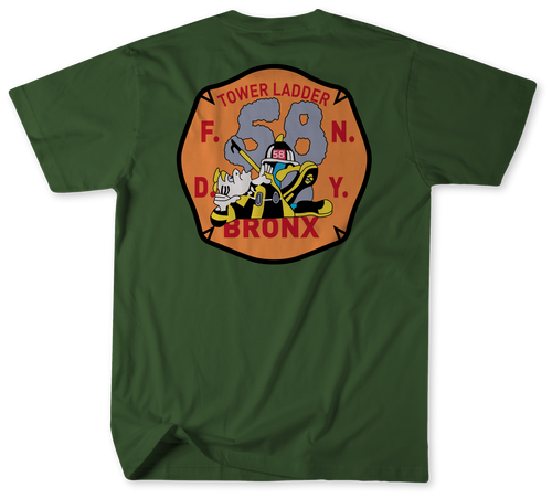Unofficial FDNY Engine 45 / Ladder 58 / Battalion 18 Shirt v2