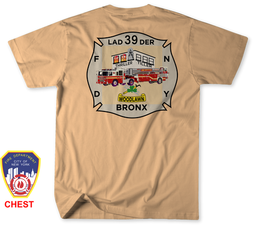 Unofficial FDNY Engine 63 / Ladder 39 / Battalion 15 Shirt v2