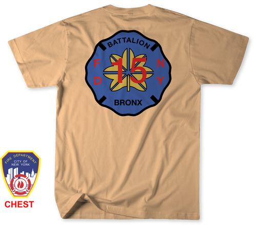 Unofficial FDNY Engine 63 / Ladder 39 / Battalion 15 Shirt v3
