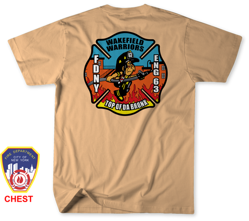 Unofficial FDNY Engine 63 / Ladder 39 / Battalion 15 Shirt v4