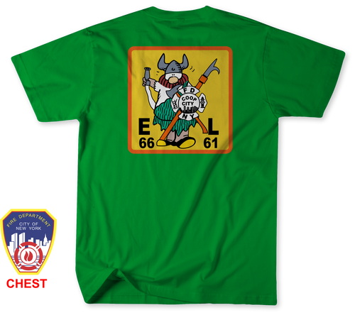 Unofficial FDNY Engine 66 / Ladder 61 Shirt v2