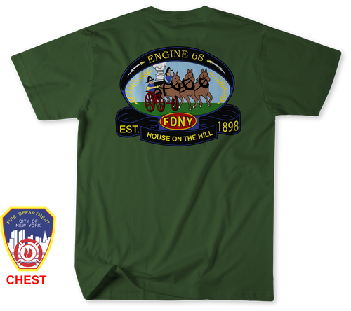 Unofficial FDNY Engine 68 / Ladder 49 Shirt v3