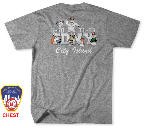 Unofficial FDNY Engine 70 / Ladder 53 Shirt v4