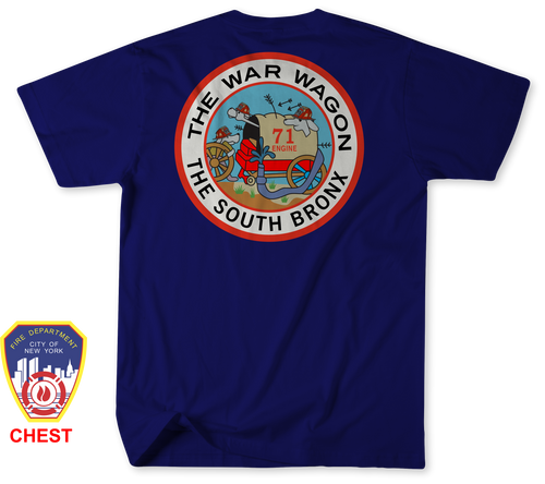 Unofficial FDNY Engine 71 / Ladder 55 / Division 6 Firehouse Shirt v2