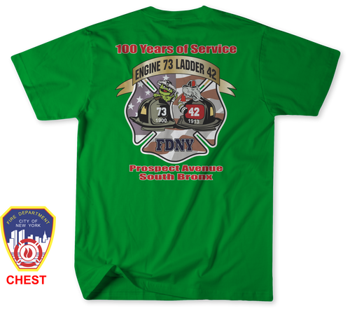 Unofficial FDNY Engine 73 / Ladder 42 Shirt v4