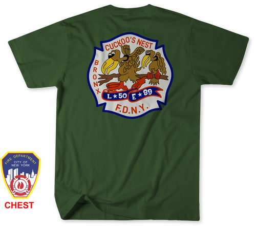 Unofficial FDNY Engine 89 / Ladder 50 Shirt
