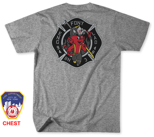 Unofficial FDNY Engine 94 / Ladder 48 / Battalion 3 Shirt v2