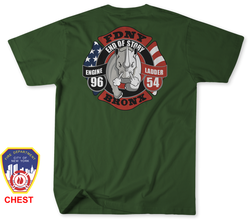 Unofficial FDNY Engine 96 / Ladder 54 / Foam 96 Shirt v1