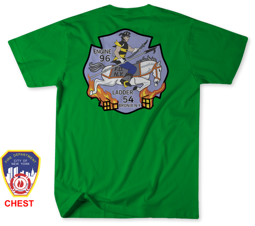 Unofficial FDNY Engine 96 / Ladder 54 / Foam 96 Shirt v3